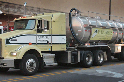 Plummer's Environmental Services truck